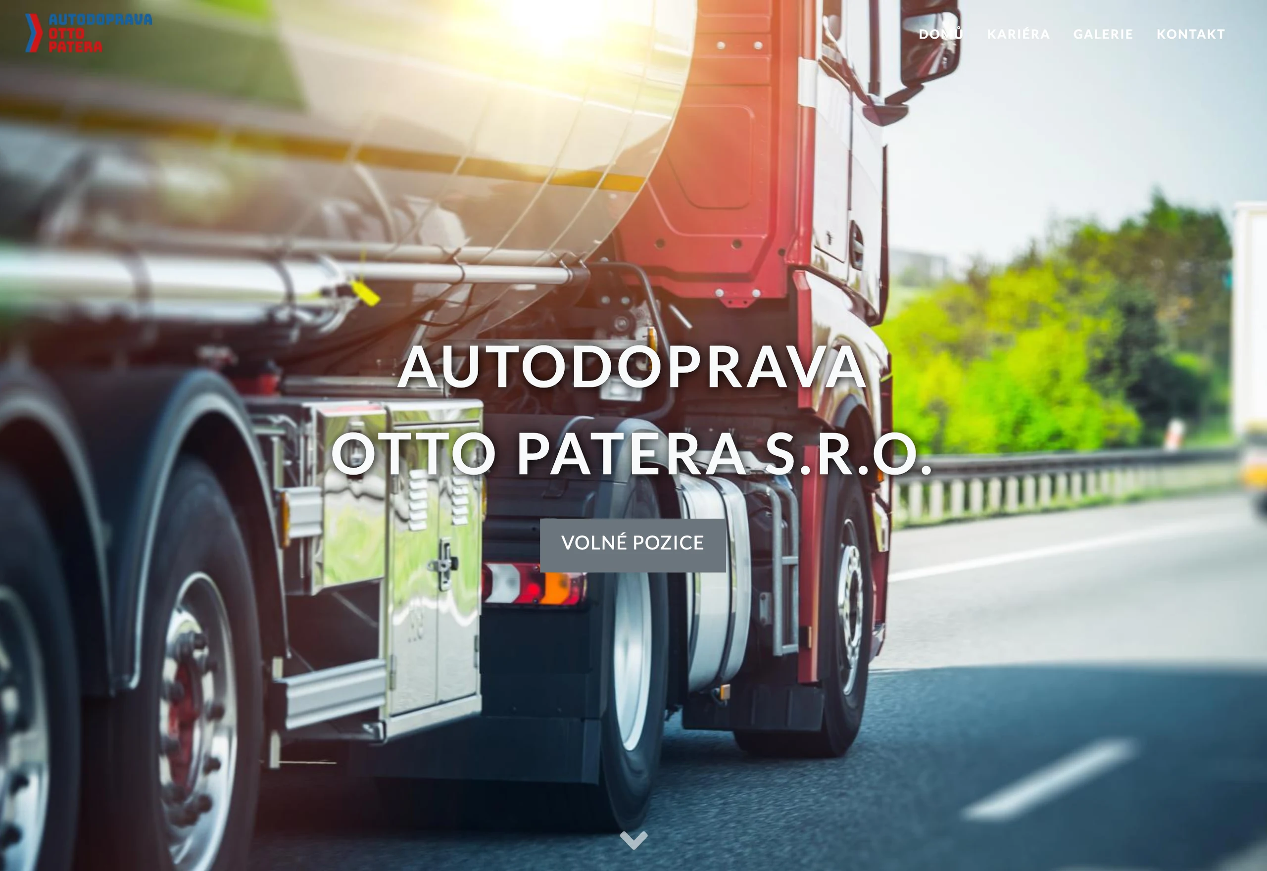 Patera Otto — úvodní stránka