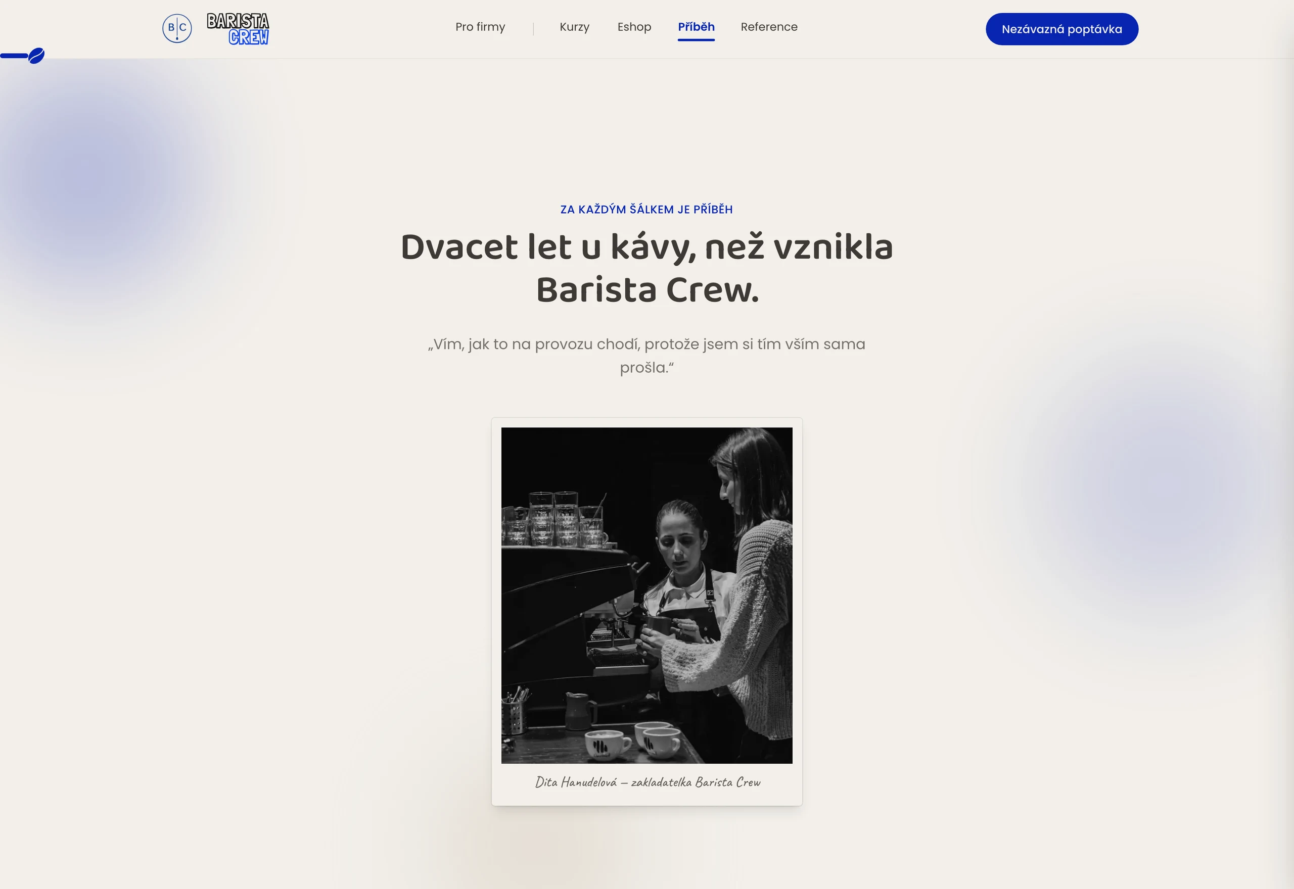 Barista Crew — pribeh