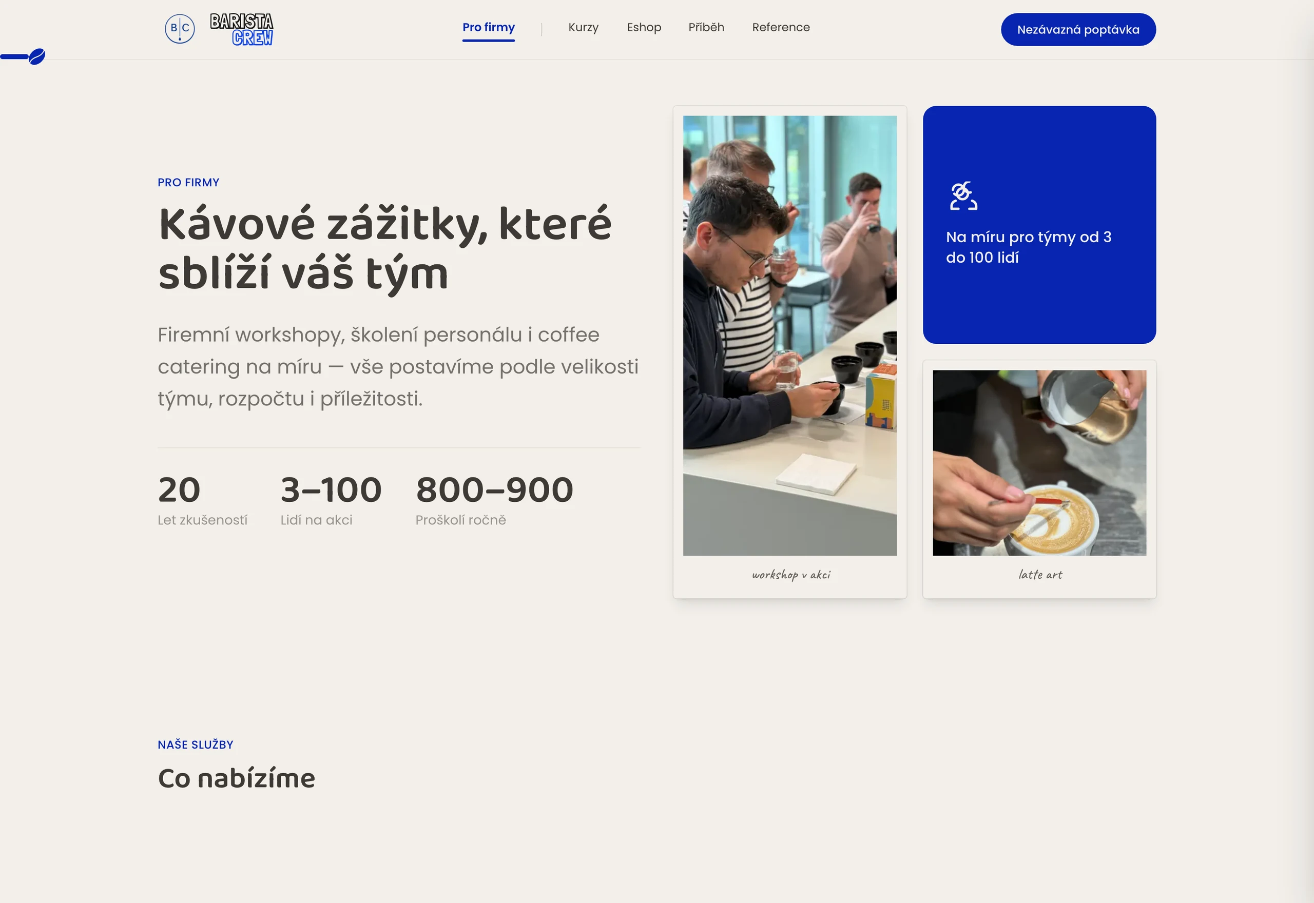 Barista Crew — pro-firmy