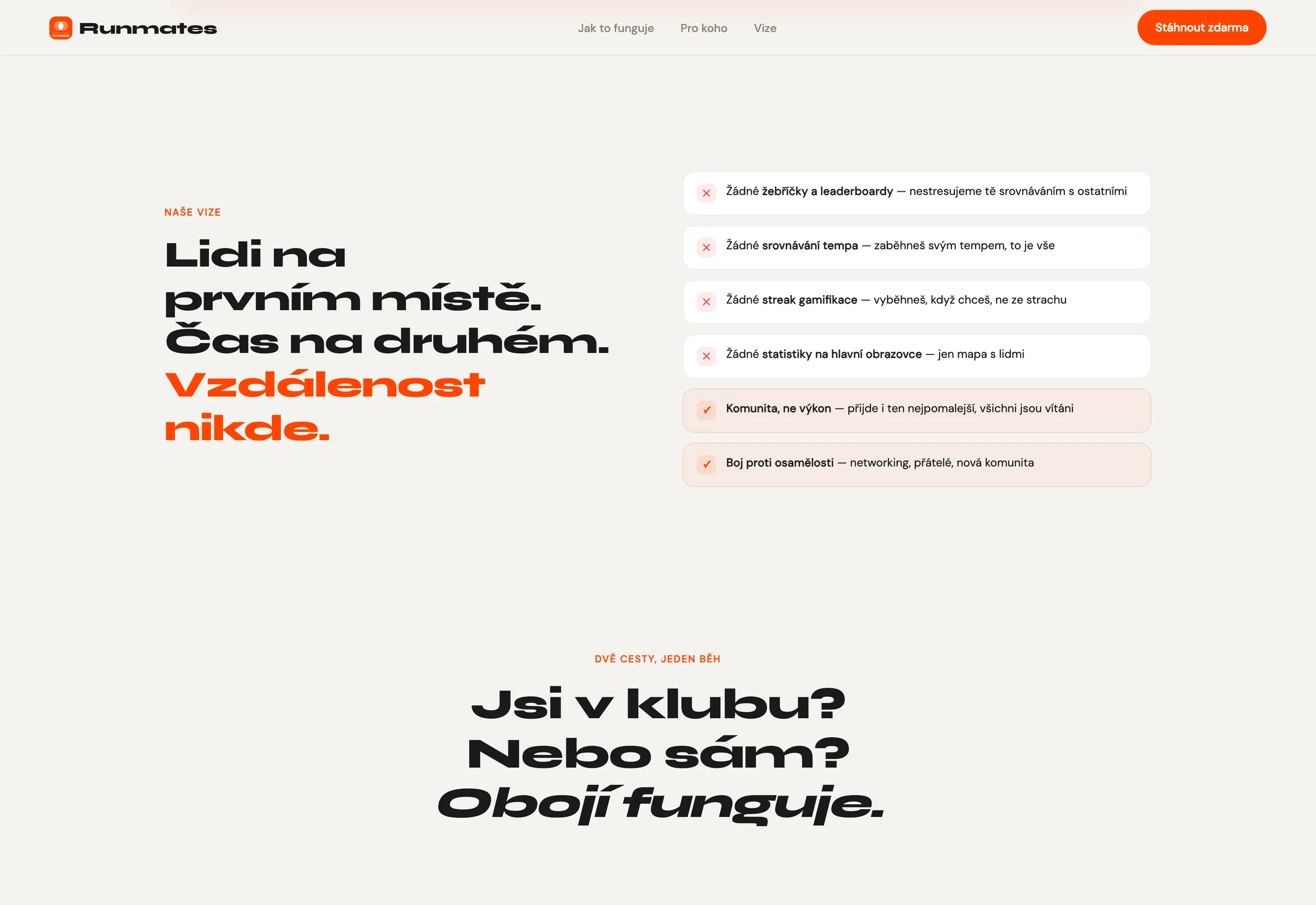 Runmates — vize